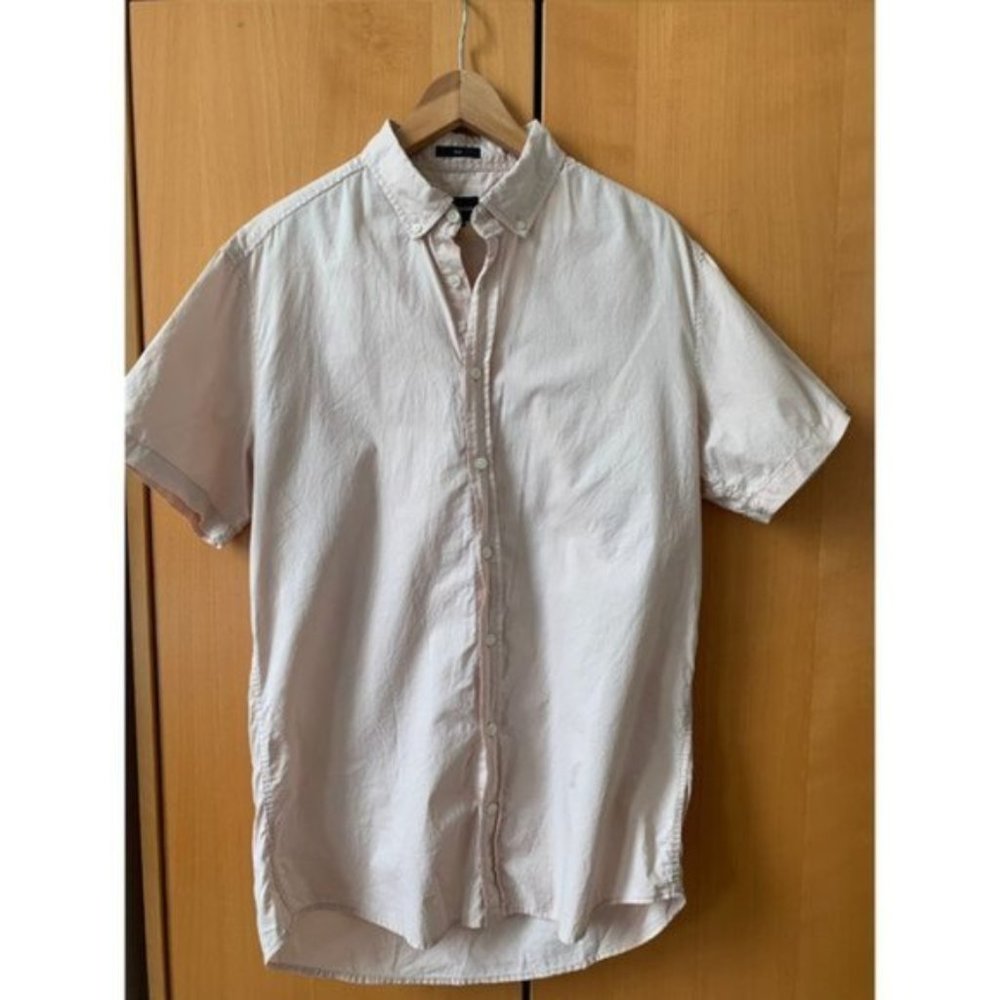 Frank and Oak Mens Light Pink Shirt